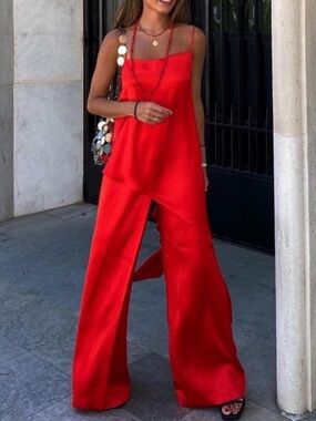 Zara Asymmetrical Satin top